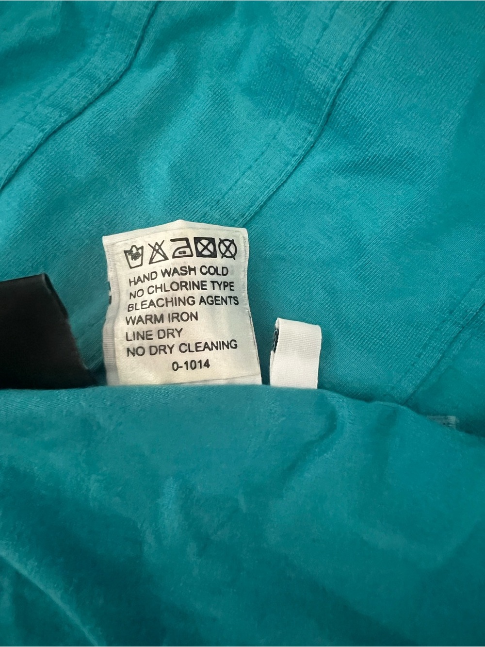 Vintage Newport News Boutique Europa Teal Bustier Tank with Beaded Straps - Picture 6 of 6